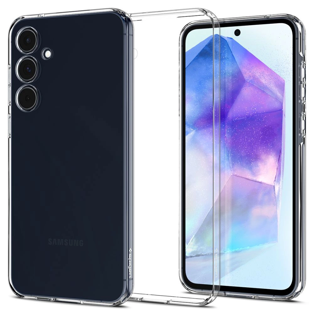 Spigen Liquid Crystal Case for Samsung Galaxy A55 5G - Transparenteng