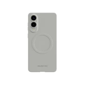 AmazingThing Minimal Air Case with Magnetic Ring for Samsung Galaxy S25 Edge - Grayeng