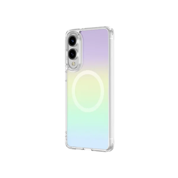 AmazingThing Minimal Mag Case with Magnetic Ring for Samsung Galaxy S25 Edge - Iridescenteng