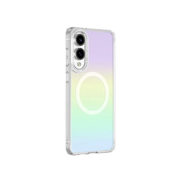AmazingThing Minimal Mag Case with Magnetic Ring for Samsung Galaxy S25 Edge - Iridescenteng
