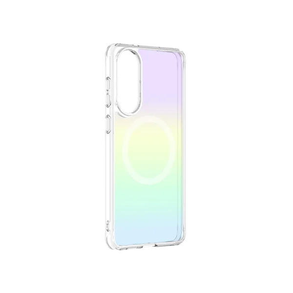 AmazingThing Minimal Mag Case with Magnetic Ring for Samsung Galaxy S25 Edge - Iridescenteng