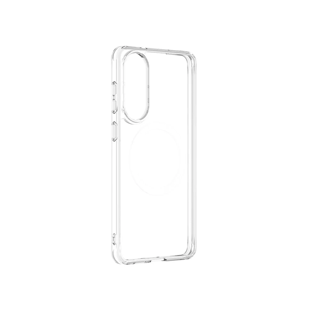 AmazingThing Minimal Mag Case with Magnetic Ring for Samsung Galaxy S25 Edge - Transparenteng