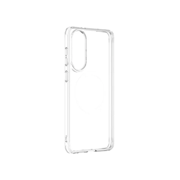 AmazingThing Minimal Mag Case with Magnetic Ring for Samsung Galaxy S25 Edge - Transparenteng