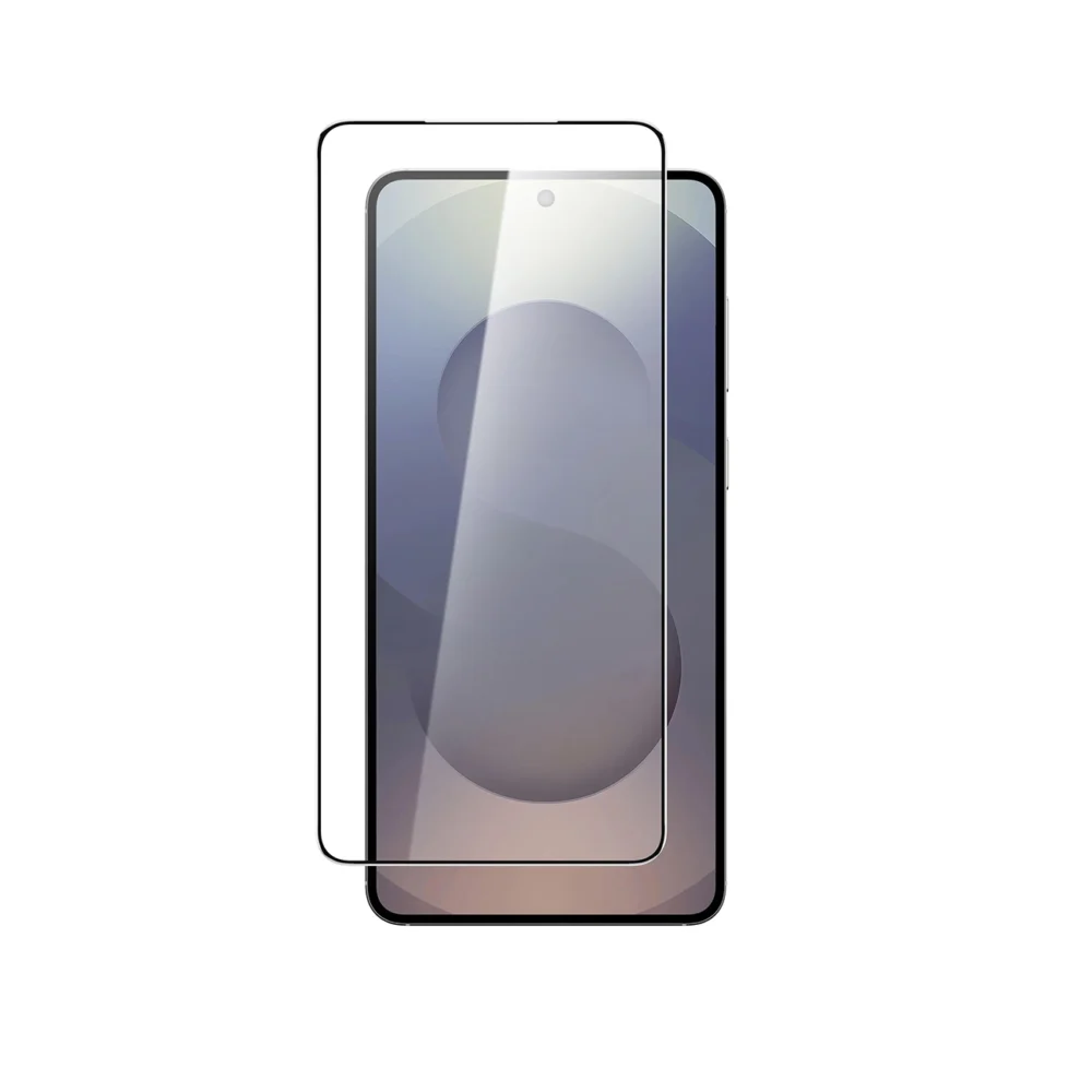 AmazingThing Radix Full Glass Tempered Glass with Black Frame for Samsung S25 Edgeeng