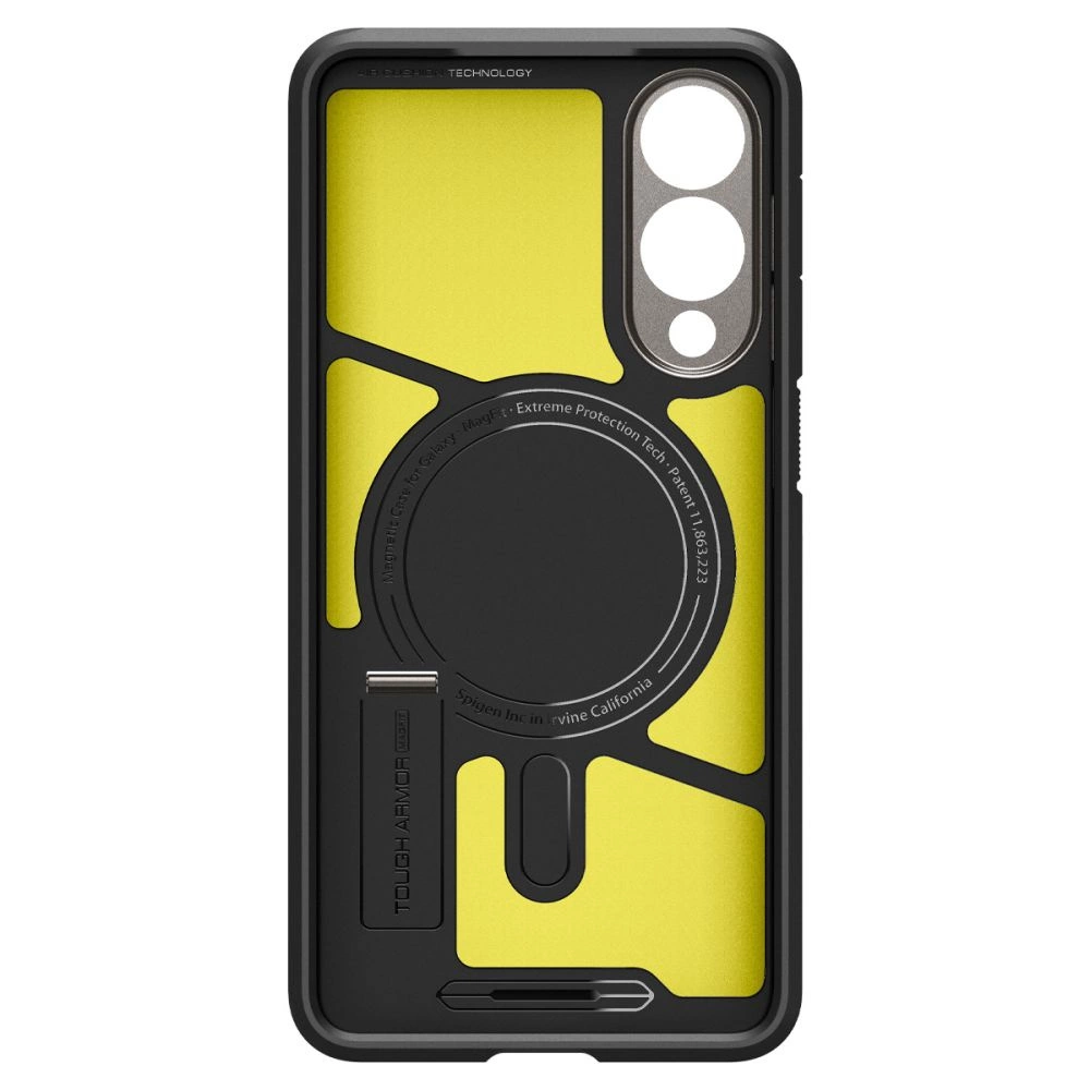 Spigen Tough Armor MagSafe Case for Samsung Galaxy S25 Edge - Gray/Blackeng