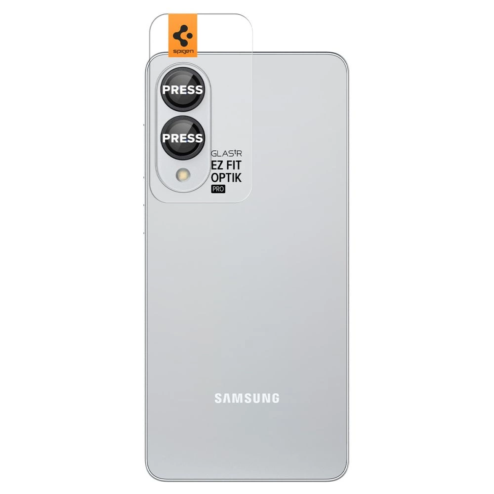 Spigen Optik Pro GLAS.TR "Ez Fit" 2-pack Camera Cover for Samsung Galaxy S25 Edge - Blackeng