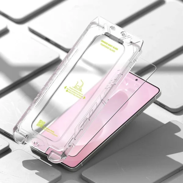 Ringke Easy Slide 2-pack tempered glass for Samsung Galaxy S25 Edge - transparenteng