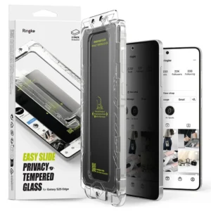 Ringke Easy Slide 2-pack Privacy Glass for Samsung Galaxy S25 Edgeeng