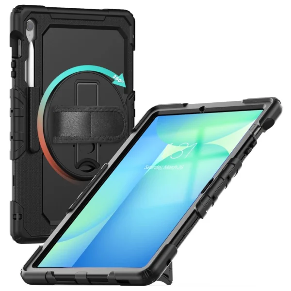 Tech-Protect Solid Case for Samsung Galaxy Tab S10 FE+ - Blackeng