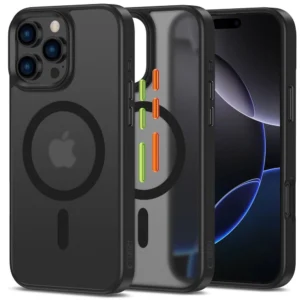 Tech-Protect MagMat Magsafe 3-set iPhone 16 Pro Max Case - Matte Blackeng