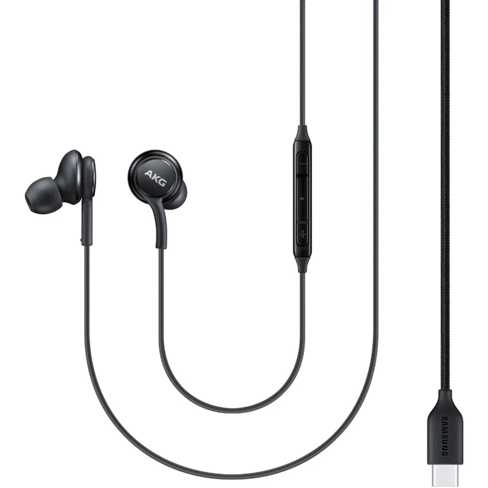 Samsung EO-IC100BBE USB-C Stereo Hi-Fi Wired Headphones (OOB Bulk - Replacement Packaging) - Blackeng