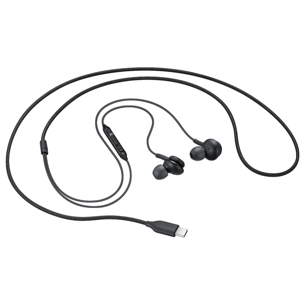 Samsung EO-IC100BBE USB-C Stereo Hi-Fi Wired Headphones (OOB Bulk - Replacement Packaging) - Blackeng
