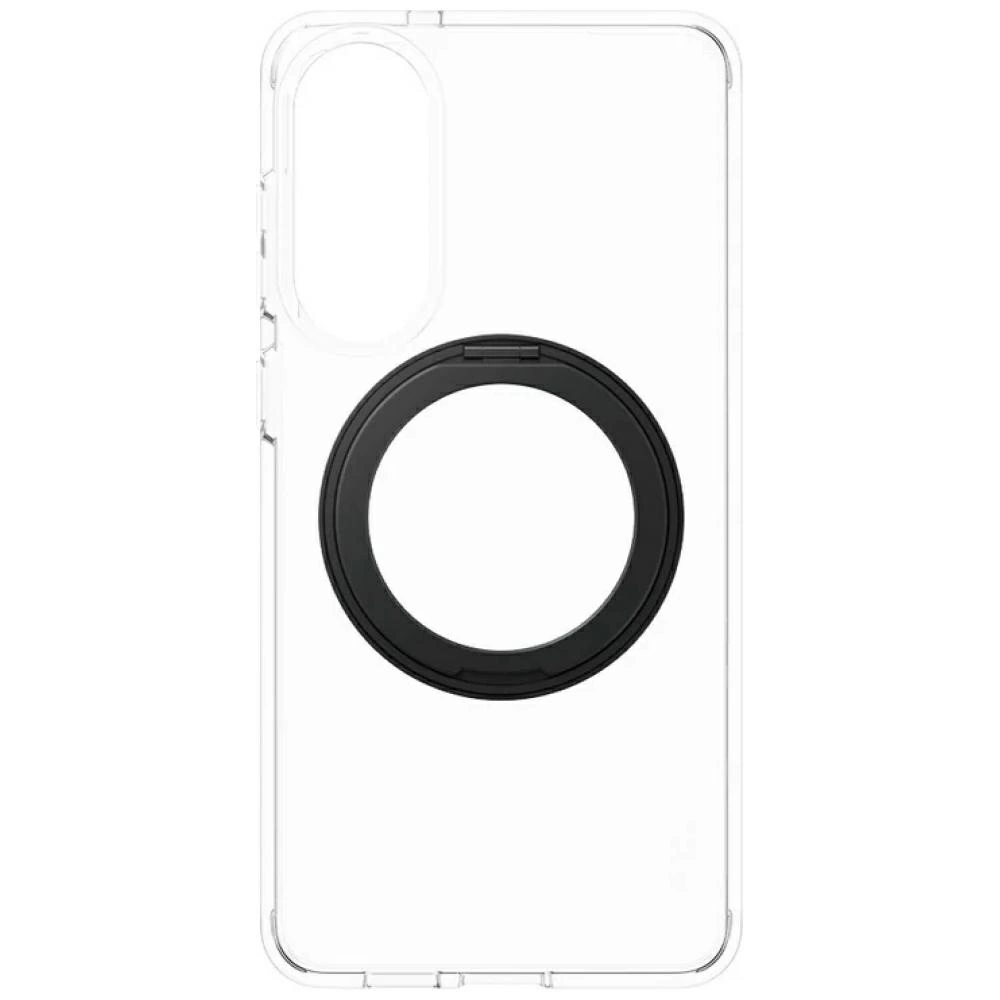 CARE by PanzerGlass Feature Black Kickstand & QI Case for Samsung Galaxy S25 Edge - Transparenteng
