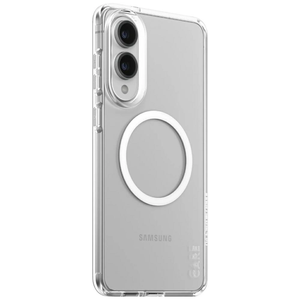 CARE by PanzerGlass Flagship Urban Combat White QI Case for Samsung Galaxy S25 Edge - Transparenteng
