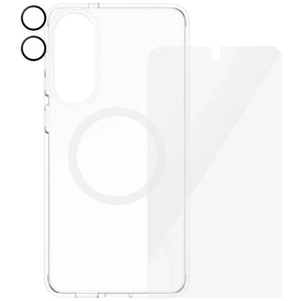 CARE by PanzerGlass Flagship 3in1 Case+Glass+Lens for Samsung Galaxy S25 Edge - transparenteng
