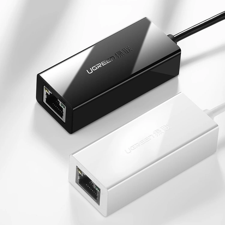 Ugreen external network card RJ45 - USB 2.0 100 Mbps Ethernet black (CR110 20254)eng