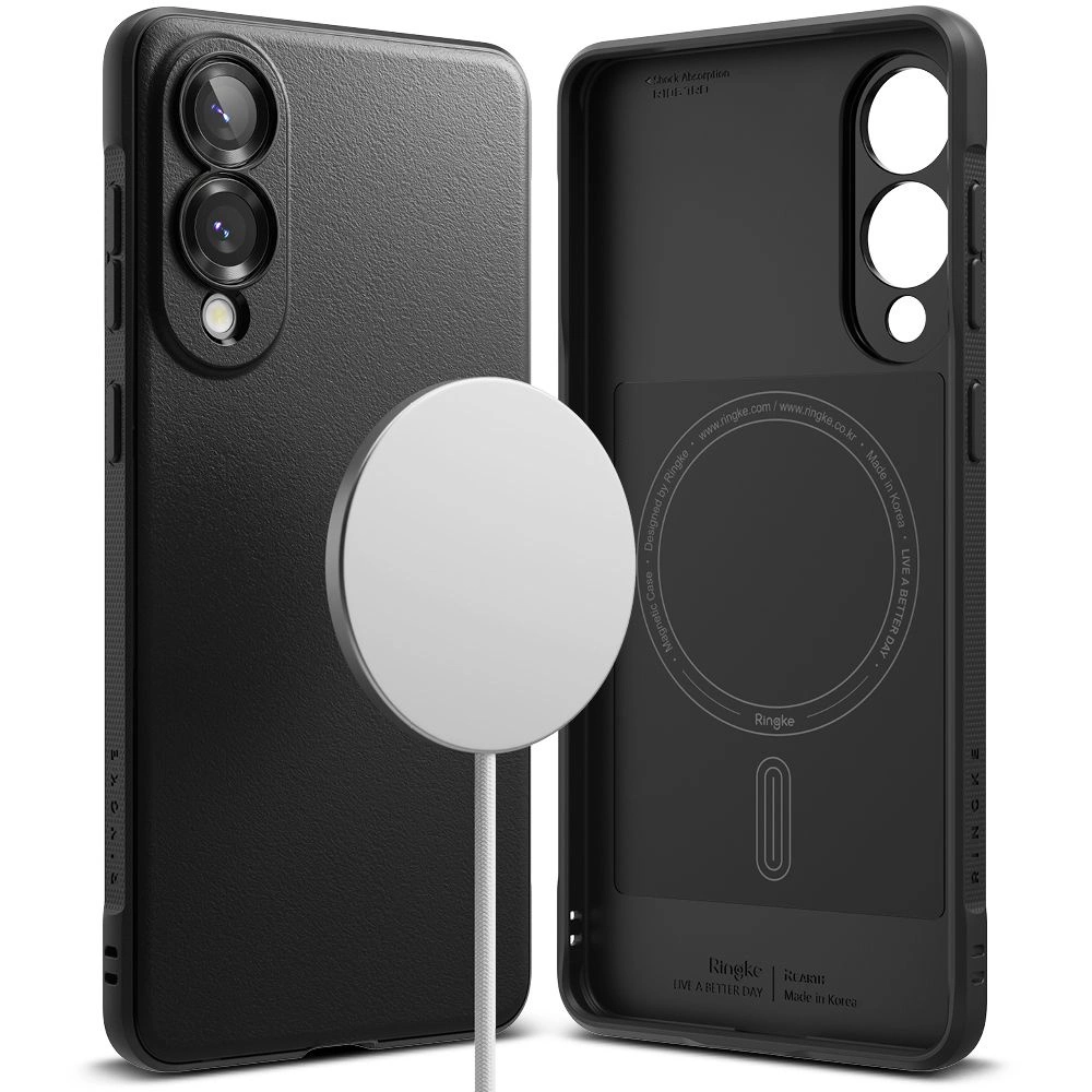 Ringke Onyx Magnetic Magsafe Case for Samsung Galaxy S25 Edge - Blackeng