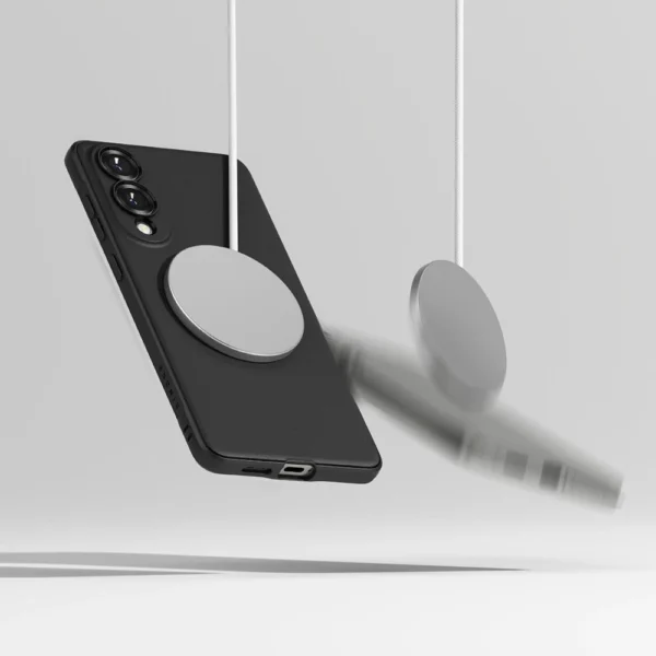 Ringke Onyx Magnetic Magsafe Case for Samsung Galaxy S25 Edge - Blackeng