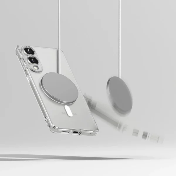 Ringke Fusion Magnetic MagSafe Case for Samsung Galaxy S25 Edge - Cleareng
