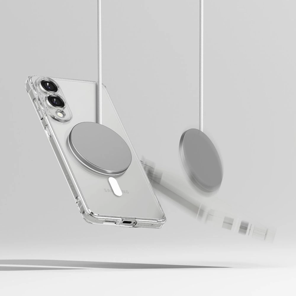 Ringke Fusion Magnetic MagSafe Case for Samsung Galaxy S25 Edge - Cleareng