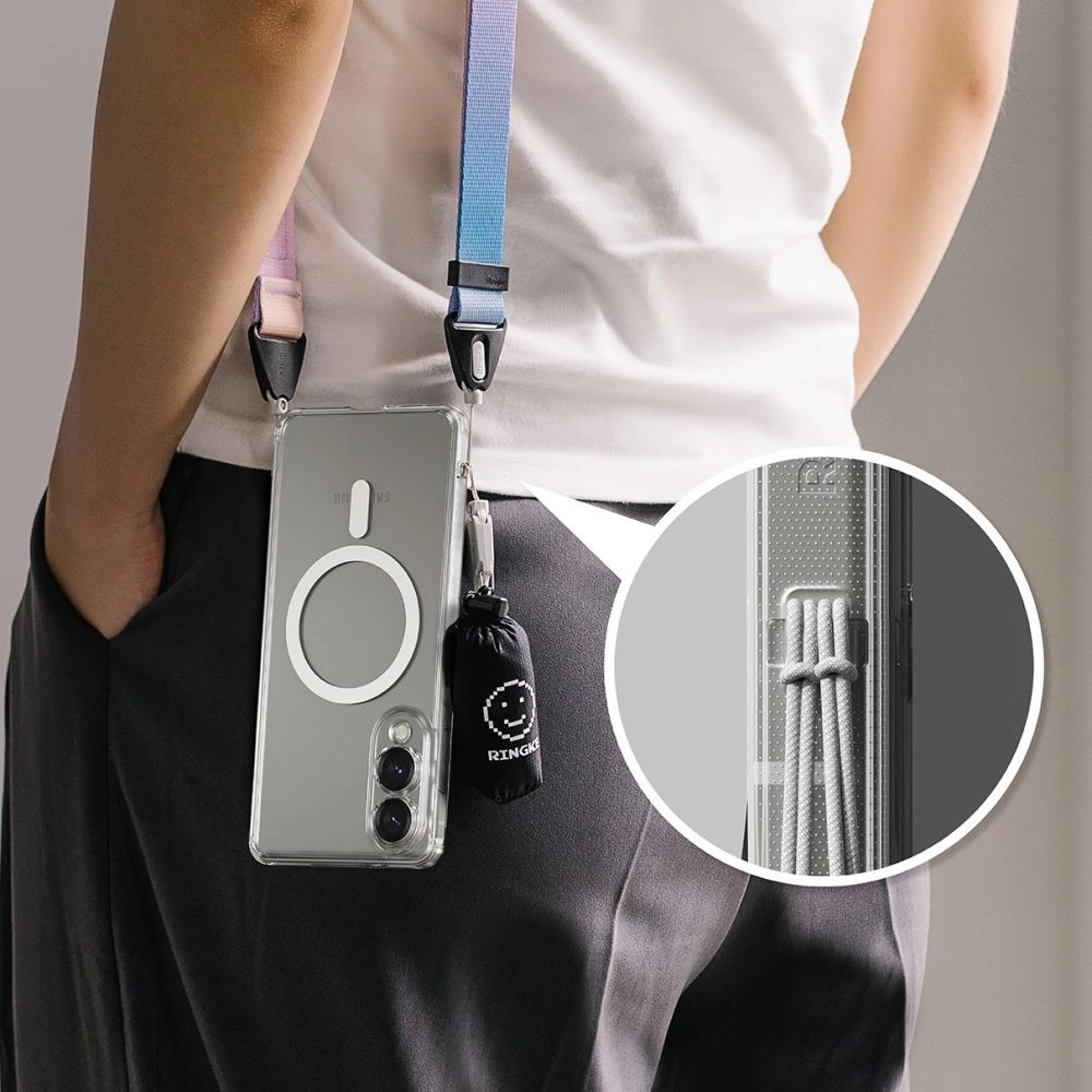 Ringke Fusion Magnetic MagSafe Case for Samsung Galaxy S25 Edge - Cleareng