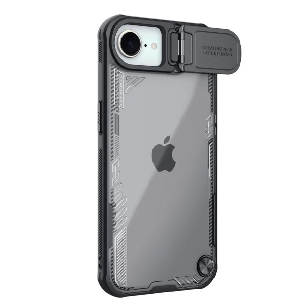 Nillkin Iceblade Prop Case with Lens Cover and Stand for iPhone 16e - Blackeng