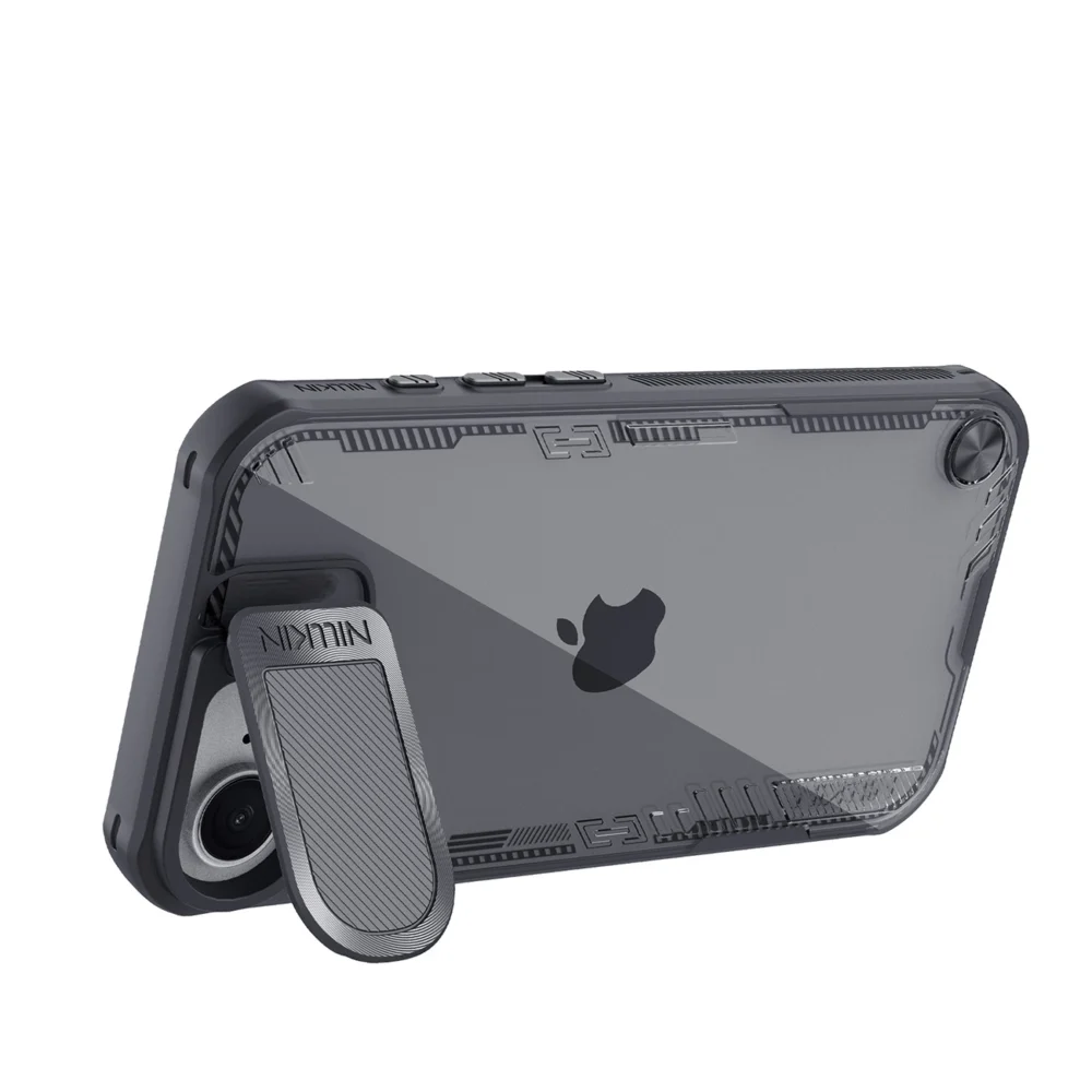 Nillkin Iceblade Prop Case with Lens Cover and Stand for iPhone 16e - Blackeng