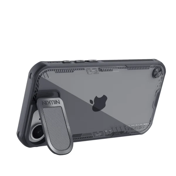 Nillkin Iceblade Prop Case with Lens Cover and Stand for iPhone 16e - Blackeng