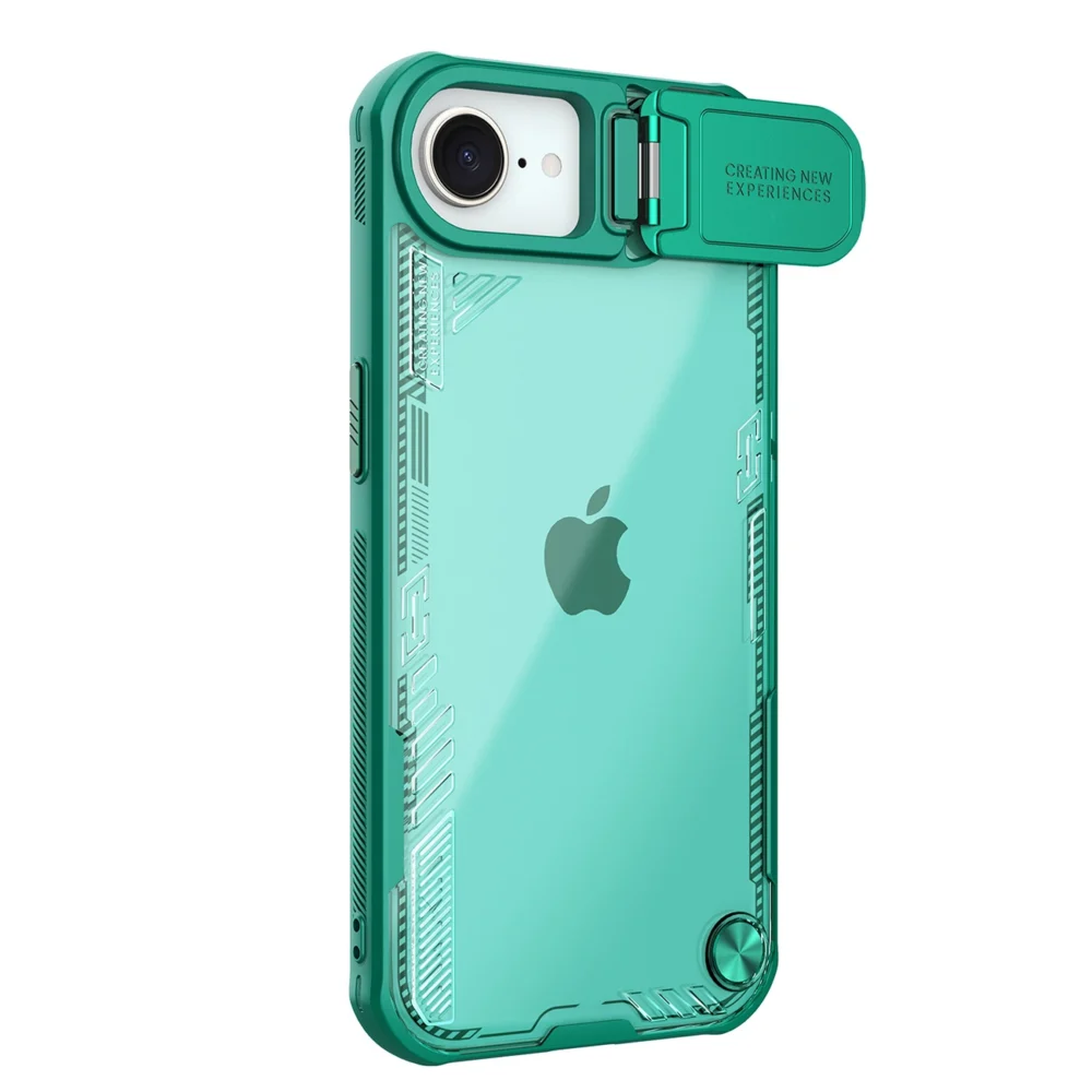 Nillkin Iceblade Prop Case with Lens Cover and Stand for iPhone 16e - Greeneng