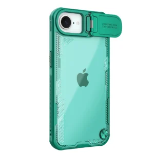 Nillkin Iceblade Prop Case with Lens Cover and Stand for iPhone 16e - Greeneng