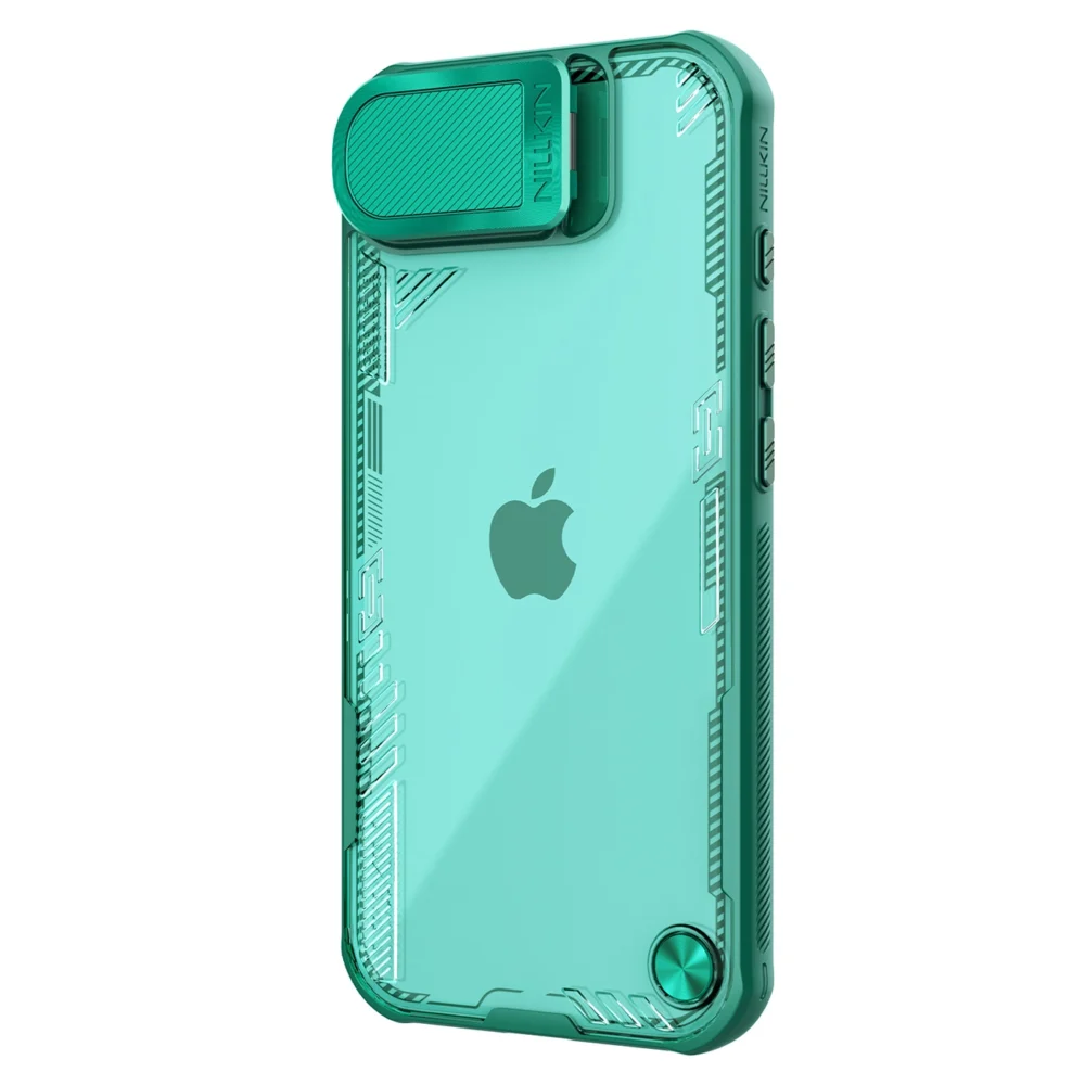 Nillkin Iceblade Prop Case with Lens Cover and Stand for iPhone 16e - Greeneng