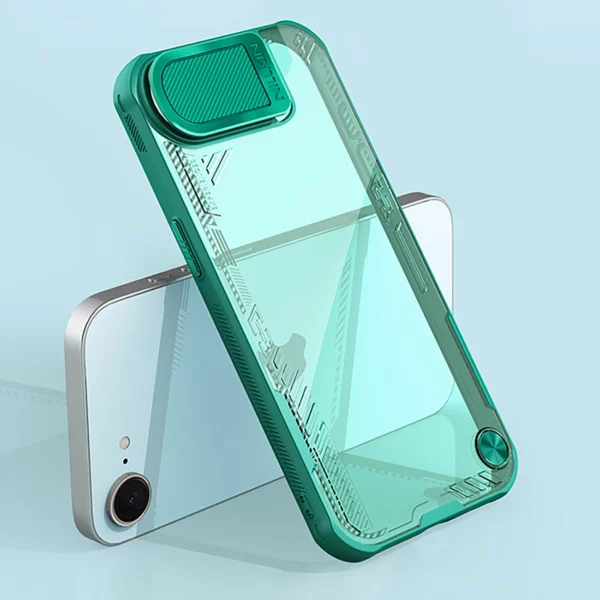 Nillkin Iceblade Prop Case with Lens Cover and Stand for iPhone 16e - Greeneng