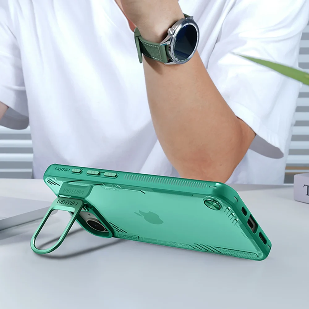 Nillkin Iceblade Prop Case with Stand for iPhone 16e - Greeneng