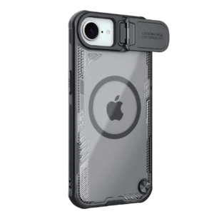 Nillkin Iceblade Prop Magnetic Case with Lens Cover and Stand for iPhone 16e - Blackeng