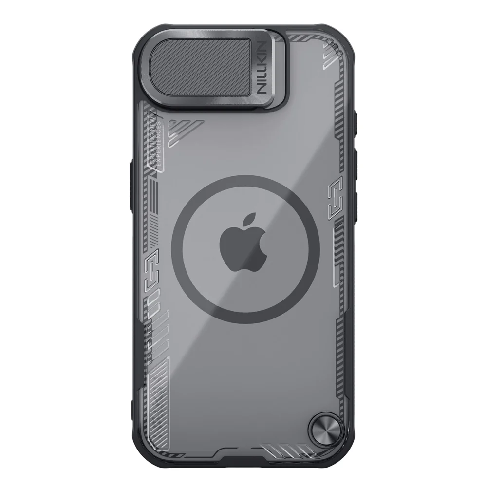 Nillkin Iceblade Prop Magnetic Case with Lens Cover and Stand for iPhone 16e - Blackeng