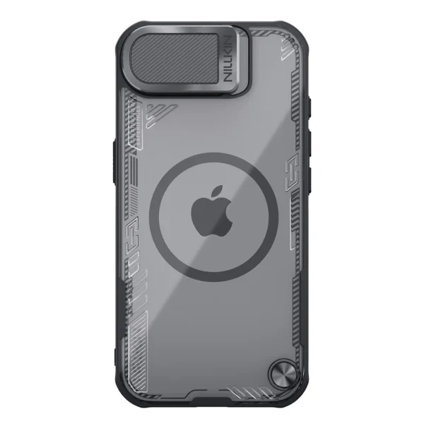 Nillkin Iceblade Prop Magnetic Case with Lens Cover and Stand for iPhone 16e - Blackeng