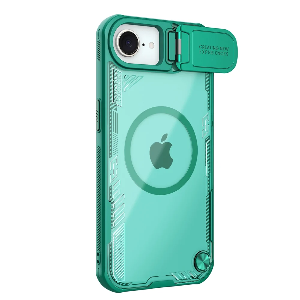 Nillkin Iceblade Prop Magnetic Case with Camera Cover and Stand for iPhone 16e - Greeneng