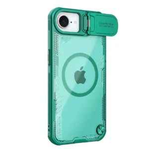 Nillkin Iceblade Prop Magnetic Case with Camera Cover and Stand for iPhone 16e - Greeneng