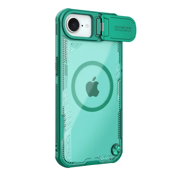 Nillkin Iceblade Prop Magnetic Case with Camera Cover and Stand for iPhone 16e - Greeneng