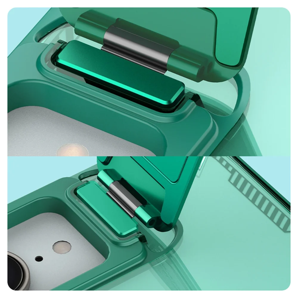 Nillkin Iceblade Prop Magnetic Case with Camera Cover and Stand for iPhone 16e - Greeneng