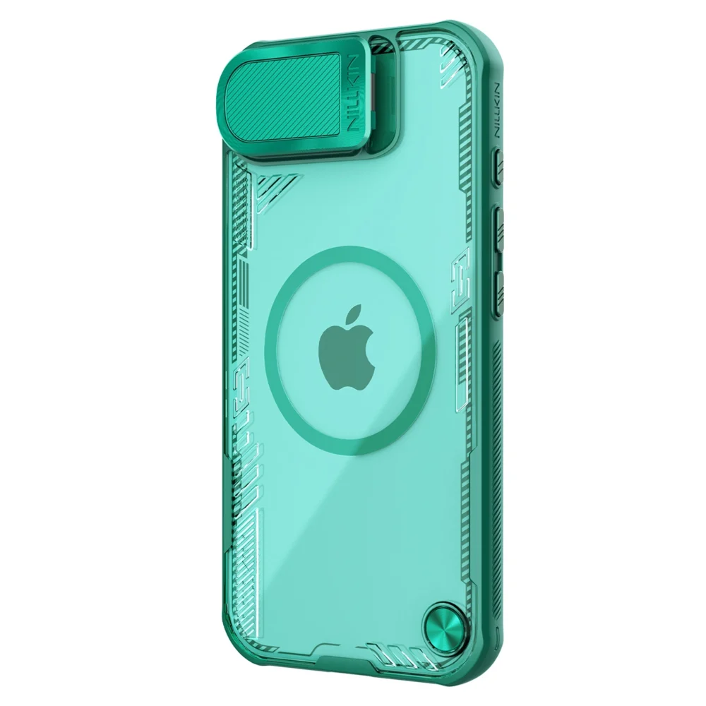 Nillkin Iceblade Prop Magnetic Case with Camera Cover and Stand for iPhone 16e - Greeneng