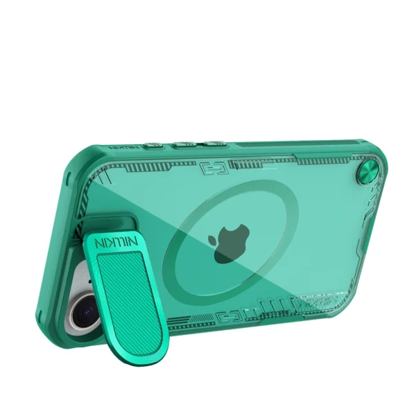 Nillkin Iceblade Prop Magnetic Case with Camera Cover and Stand for iPhone 16e - Greeneng