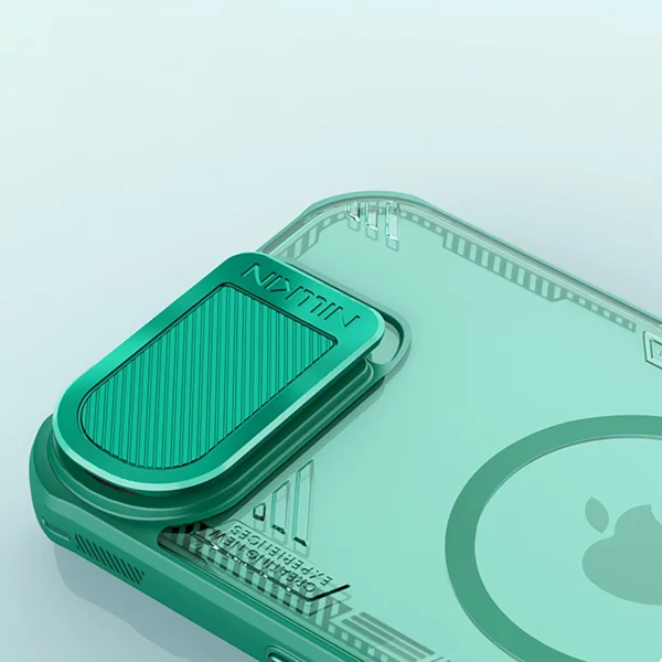Nillkin Iceblade Prop Magnetic Case with Camera Cover and Stand for iPhone 16e - Greeneng