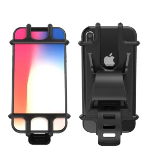 Silicone bicycle phone holder - blackeng