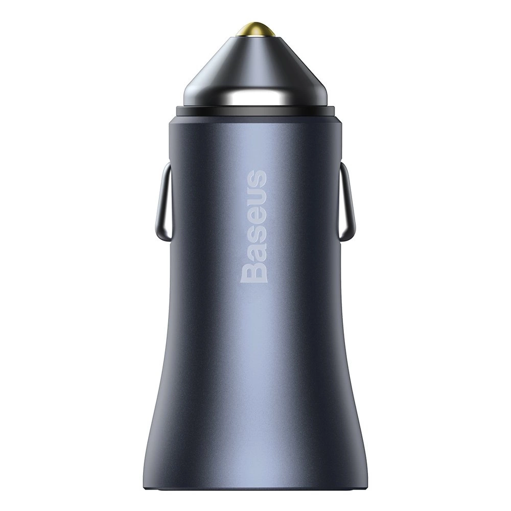 Baseus Golden Contactor Pro fast car charger USB Type C / USB 40 W Power Delivery 3.0 Quick Charge 4+ SCP FCP AFC + USB Type C cable - Lightning gray (TZCCJD-B0G)eng