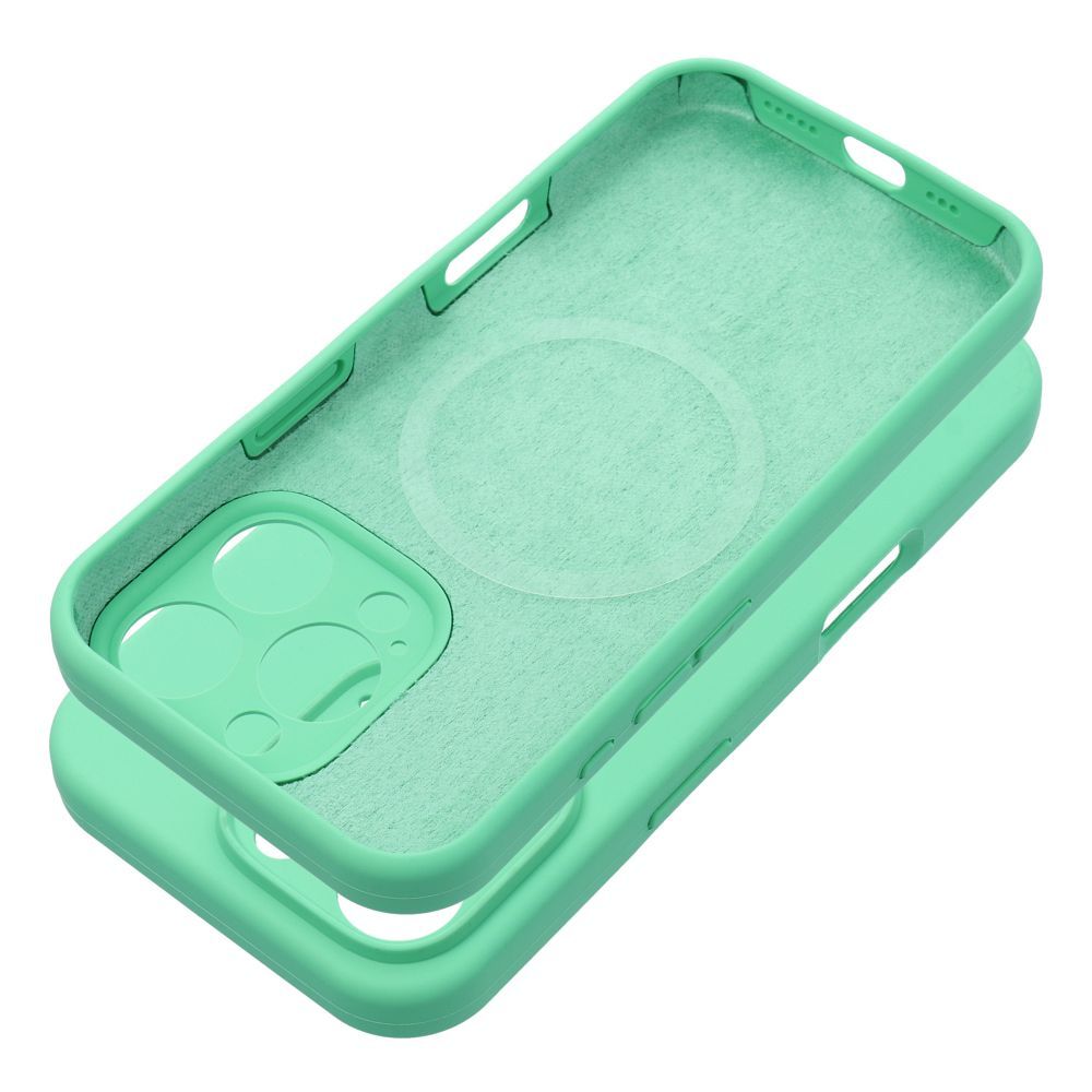 Case SILICONE 2mm for IPHONE 17 Pro compatible with MagSafe mint