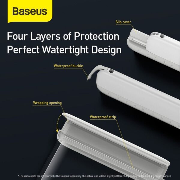 BASEUS uniwersal cover waterproof bag IPX8 ACFSD-D24 white pink