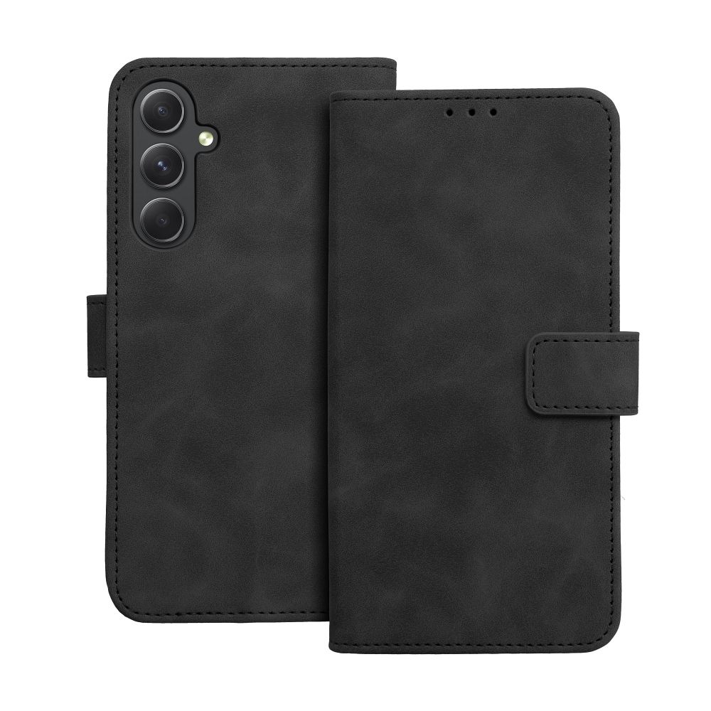 1bc11e5eed3385cc3fe421046ba3903d TENDER Book Case for SAMSUNG A54 5G black