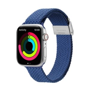 DUX DUCIS strap MIXTURE II stretchable braided for Apple Watch 38 / 40 / 41 mm blue