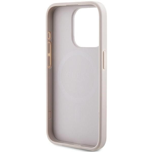 GUESS case for IPHONE 13 Pro Max compatible with MagSafe GUHMP13XG4GFRP (4G Ring classic logo) pink